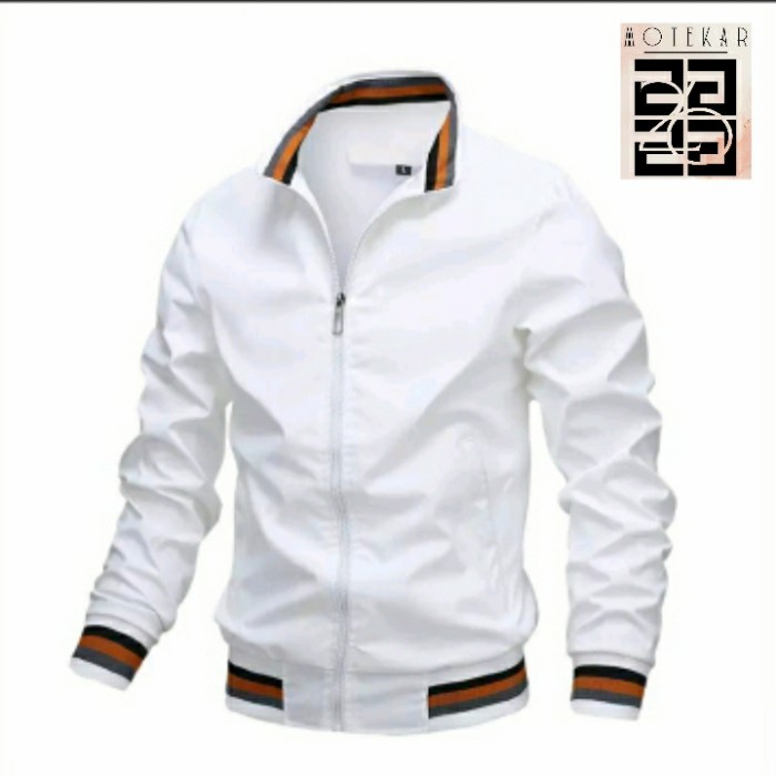 best -Jaket Bomber Pria / Jaket Pria Keren / Jaket Pria Casual - Hitam, M