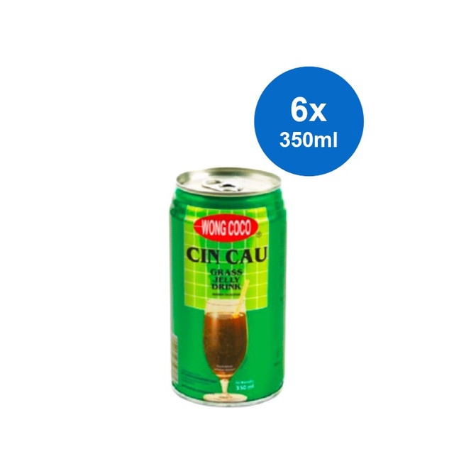 Wong Coco Minuman Cin Cau Kaleng 350 mL x 6