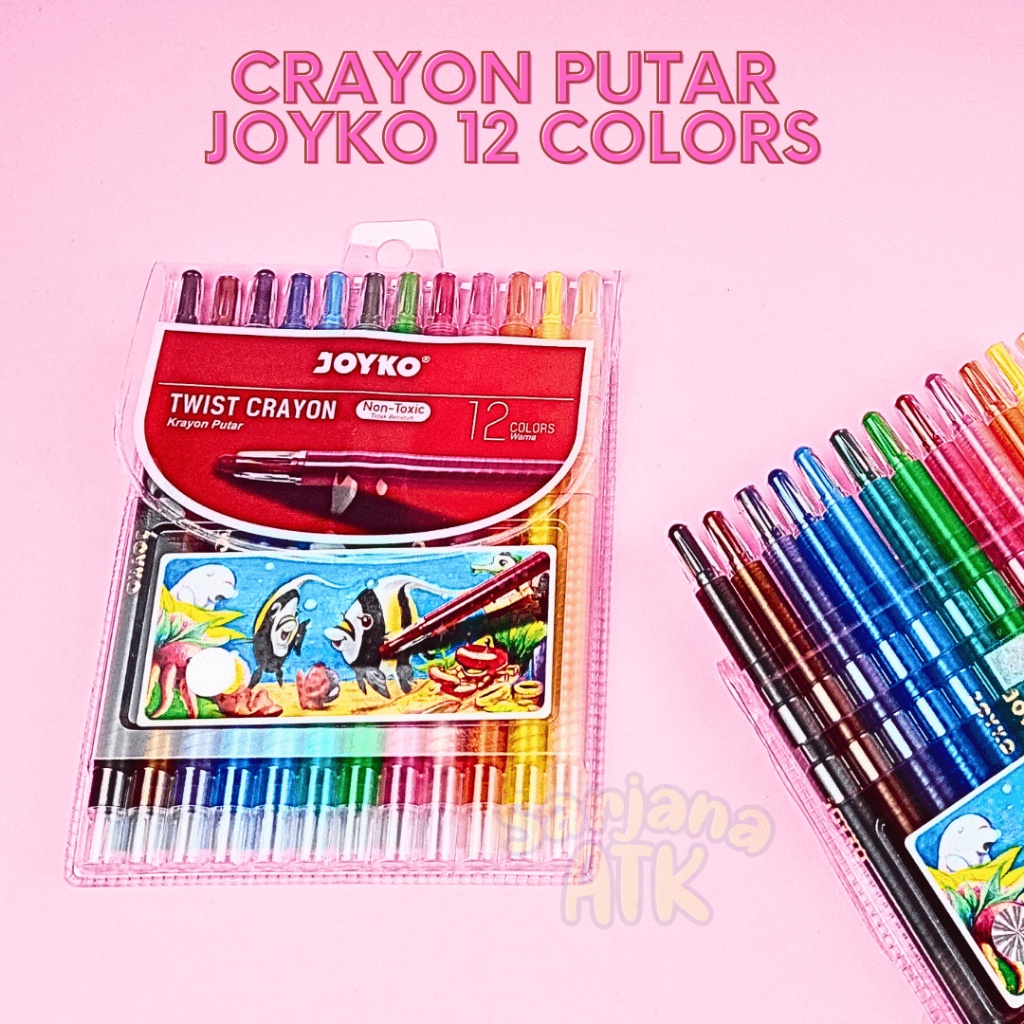 

CRAYON TITI PUTAR 12 WARNA