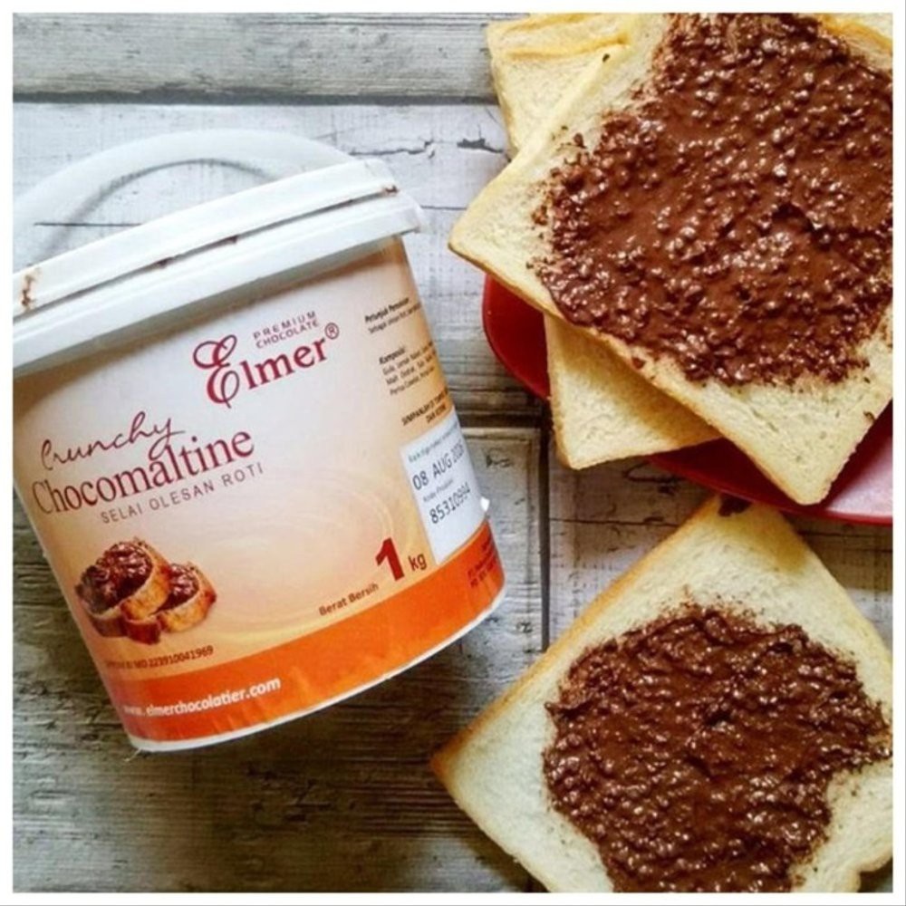 

COD ELMER CRUNCHY CHOCOMALTINE 1KG - SELAI - TOPPING COKLAT CRUNCHY