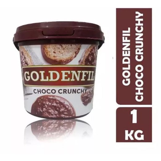 

COD Goldenfil Choco Crunchy 1Kg Selai Coklat Crunchy 1 kg