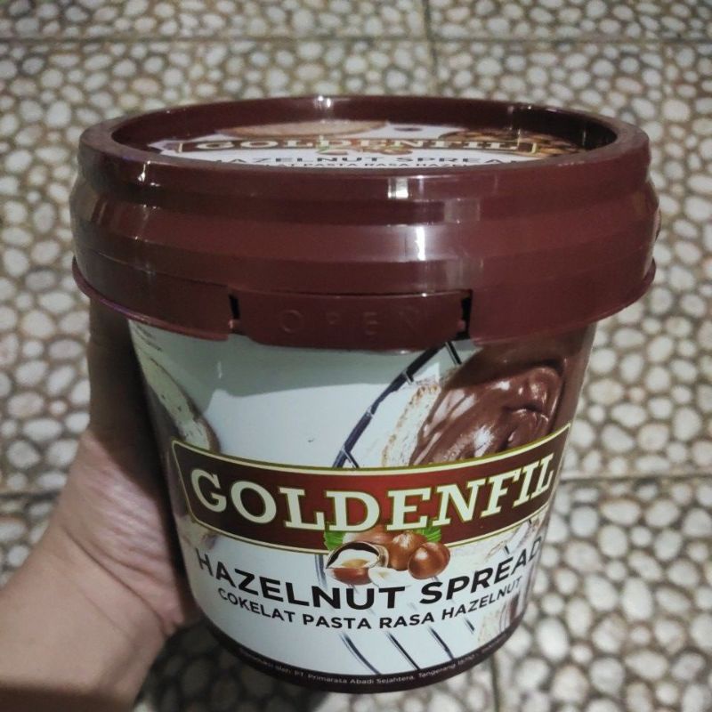 

COD GOLDENFIL HAZELNUT SPREAD (COKELAT PASTA RASA HAZELNUT) 1KG