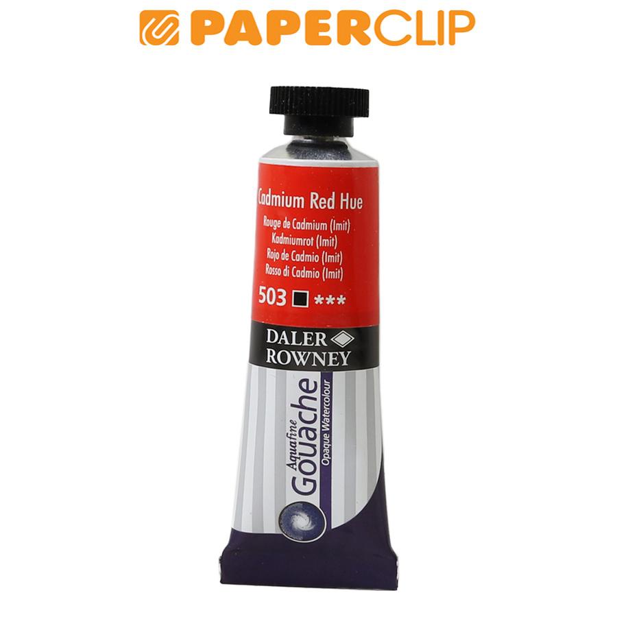 

WATERCOLOR GOUACHE DALER ROWNEY AQUAFINE 15ML 136015503 CADMIUM RED HUE