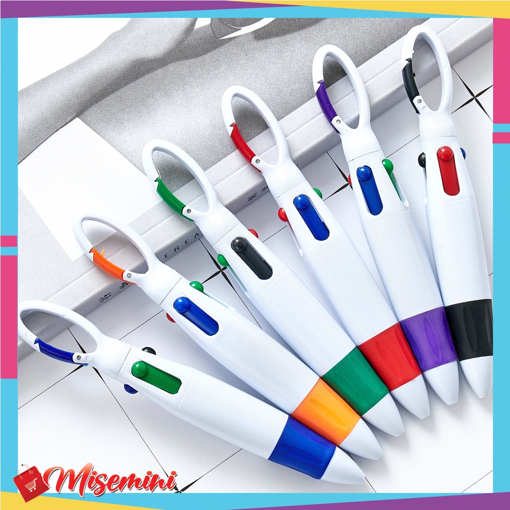 

Ⓜ️ Ⓜ️️Pulpen Gantung 4 Warna Sorvenir Sekolah Pekerja Pena Lucu Import