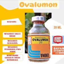 READY OVALUMON INJEKSI 20ML WONDER VITAMIN OBAT HORMON BIRAHI BURUNG HEWAN BETINA TERNAK BREEDING SA