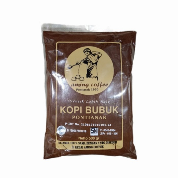 

Kopi Bubuk Aming 500gr Kopi Bubuk Robusta Pontianak