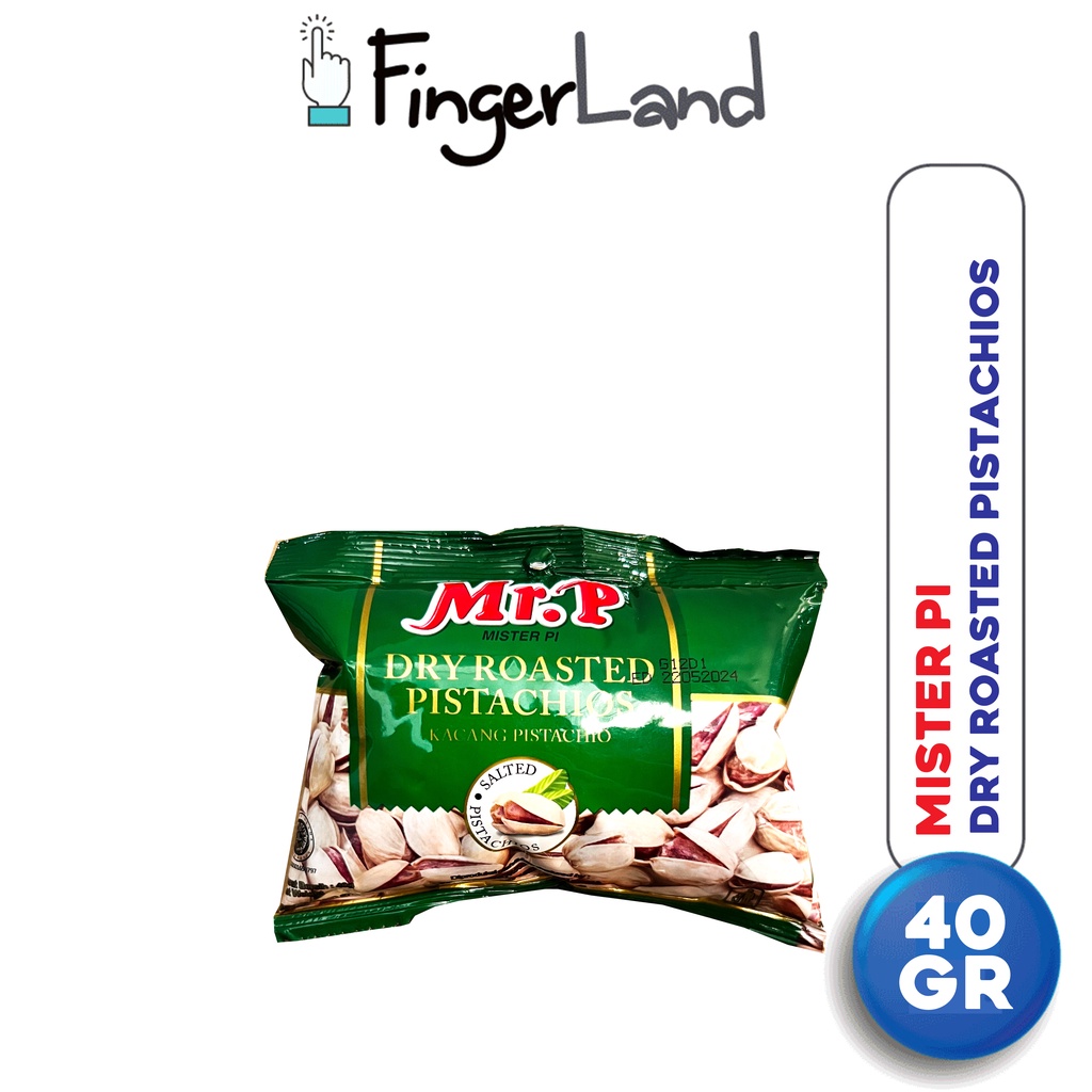 

MR. P Dry Roasted Pistachio 40 Gr Kacang Pistachio Asin
