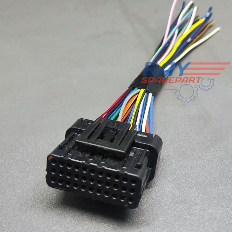 SOCKET KABEL ECU ECCU ECM 33 PIN FULL HONDA VARIO 110 125 150 PCX BEAT SCOOPY / SOKET KABEL MOTOR