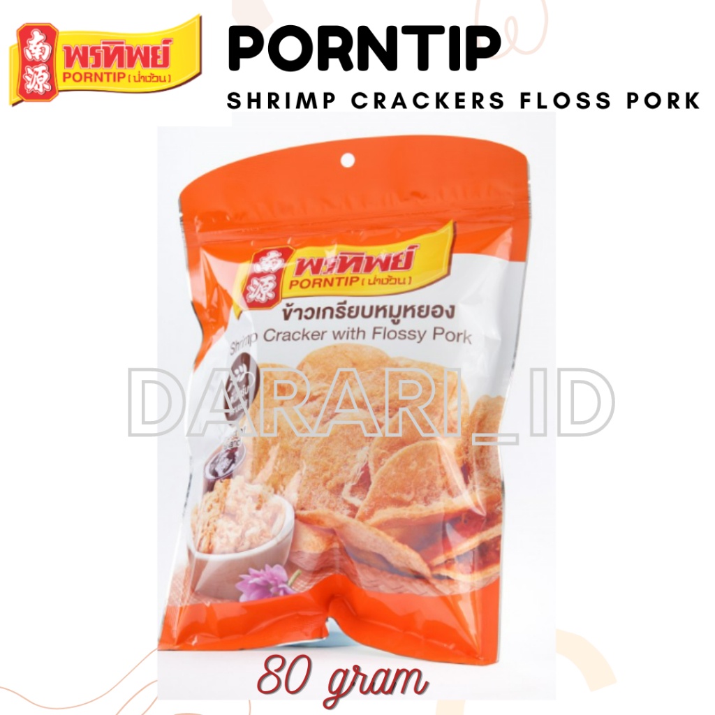 

SHRIMP CRACKERS FLOSS PORNTIP NAMGUAN ANEKA SNACK THAI