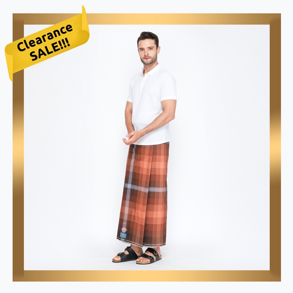 Sarung BHS Classic Gold Kombinasi Tikar Coklat