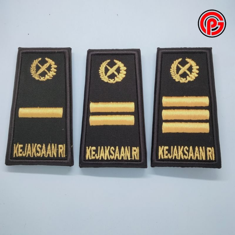 Best Seller Pangkat PDH Kejaksaan / Pangkat Bordir Kejaksaan / Kejaksaan RI / Kejaksaan Agung / Jaks