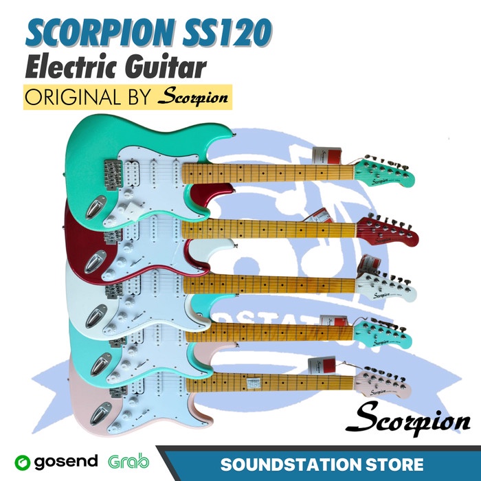 SCORPION SS120 Electric Guitar | Gitar Listrik Elektrik Stratocaster