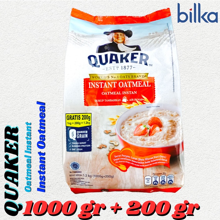 

QUAKER Instant Oatmeal 1200gr