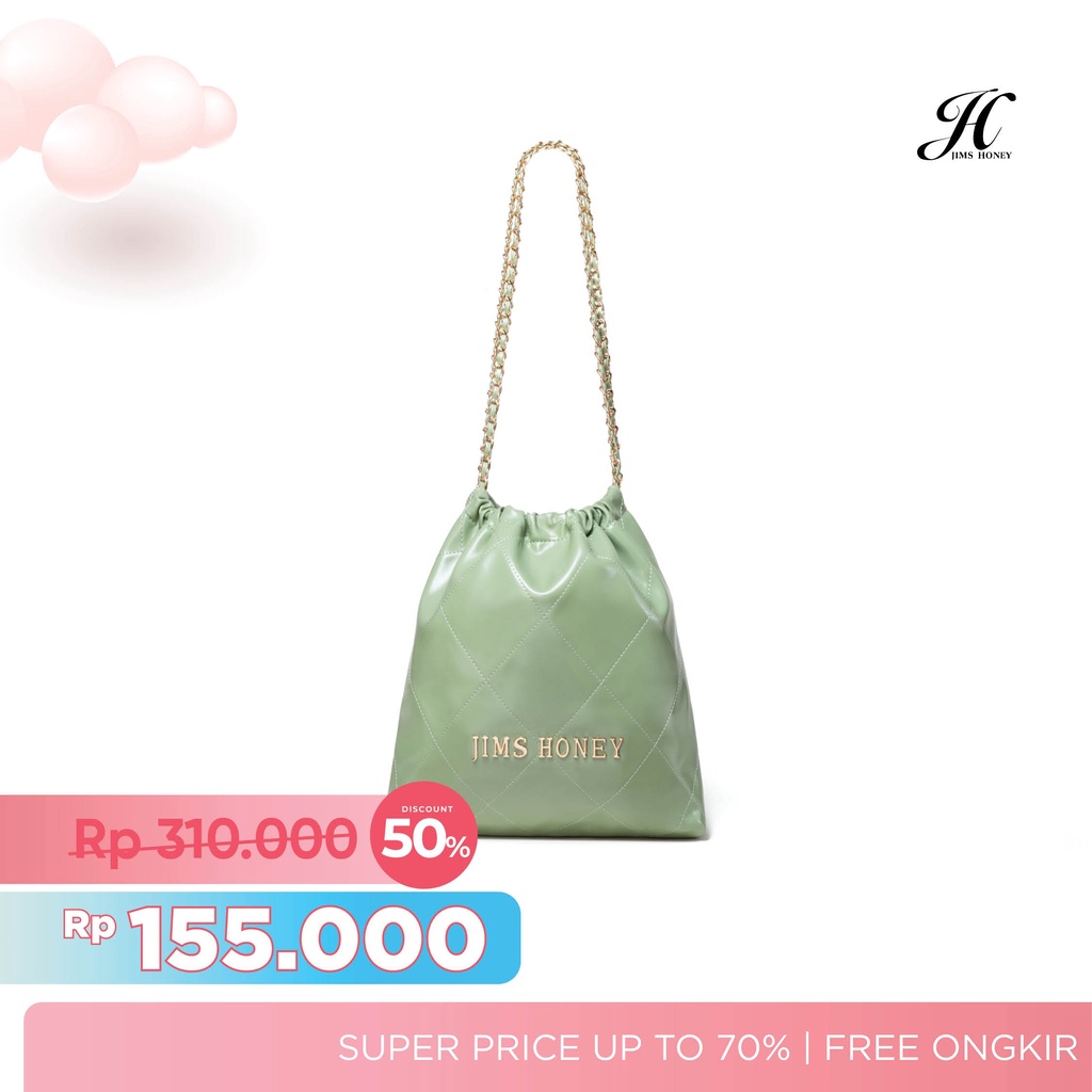 IRENE BAG JIMS HONEY KODE JH 609 ORI TAS WANITA STYLISH CLASSY MATERIAL PREMIUM GLOSSY TALI RANTAI S