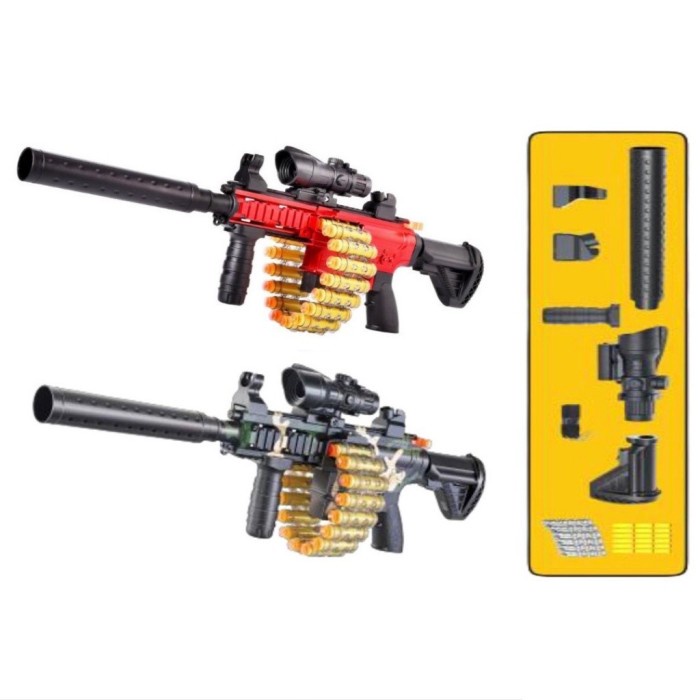 Tokopapin Mainan Anak Laki Laki Pistol Pistolan Tembakan Senapan Kokang Rifle Toy Gun M416