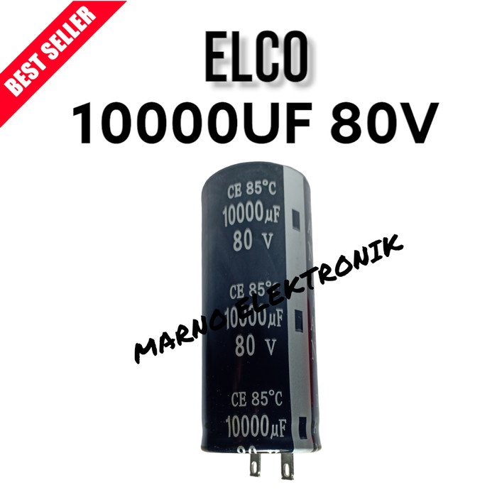 CAPASITOR ELCO 10000UF 80V NELC  ORI PART TOOL ELECTRO