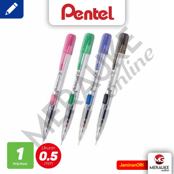 

PENTEL Pensil Mekanik Techniclick 0.5 PD105T