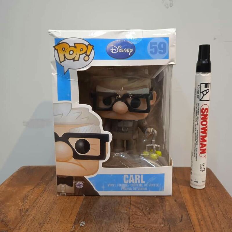 mainan pop figureFunko pop carl oldUp moviesfunko POP 59tinggi sekitar 5 inchRecast
Detail bagus

CM