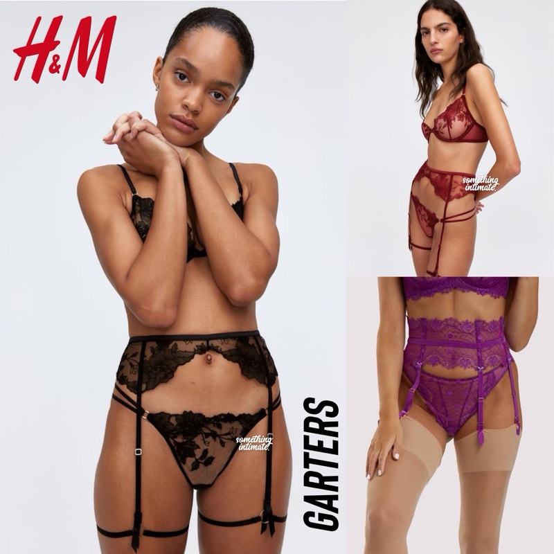 [TALI PAHA SAJA] H&M Lace Garter Belt / Girdle / Tali Paha Sexy Lingerie HNM Branded Sale Sisa Expor