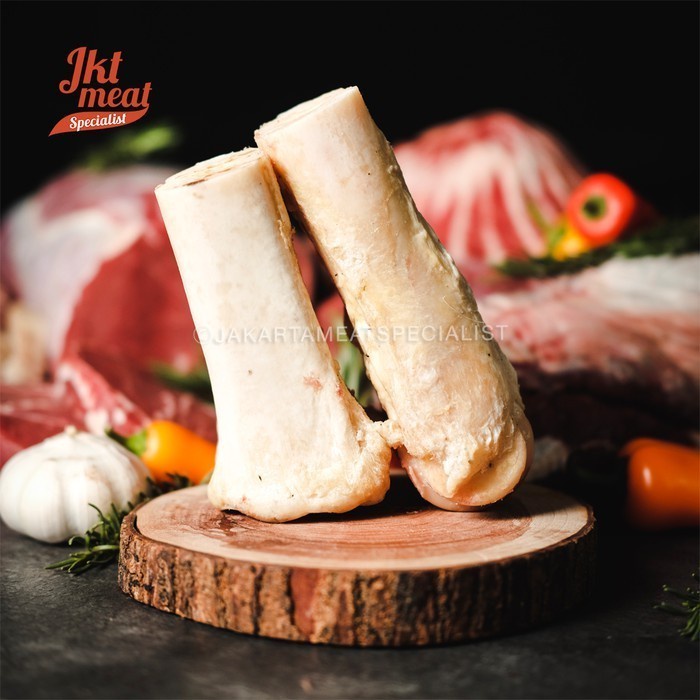 

Tulang Sapi Halal/ Tulang Sumsum Sapi / Bone Marrow Sapi Potong Pendek / Tulang Kaldu Sapi Halal