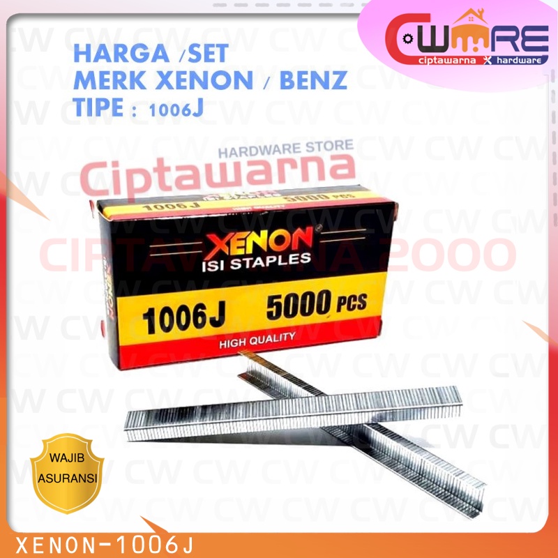 

Refill Isi Staples 6 mm 1006J Paku Angin Tembak 5000 pcs - CwTc