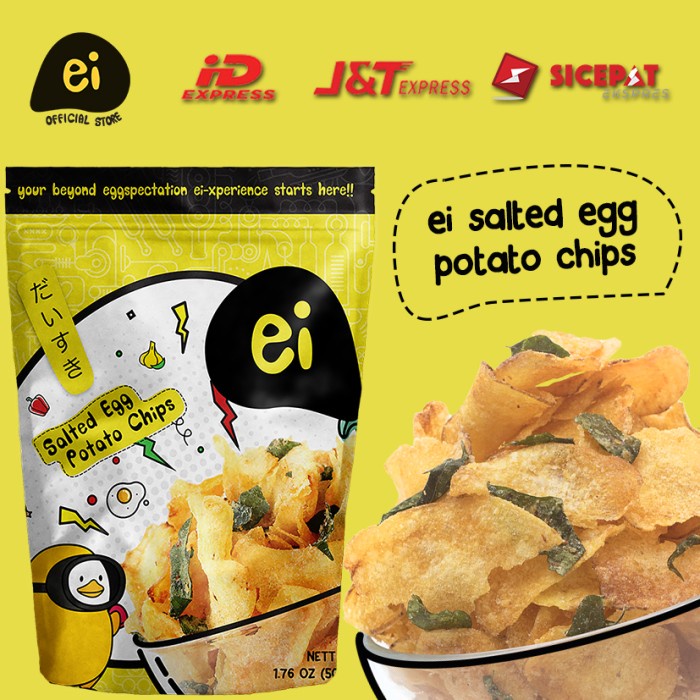 

[SUKSES] MURAH ei salted egg Potato Chips (60gr)