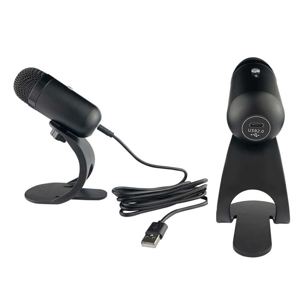 Mikrofon USB Condenser Mic Desktop Audio Recorder