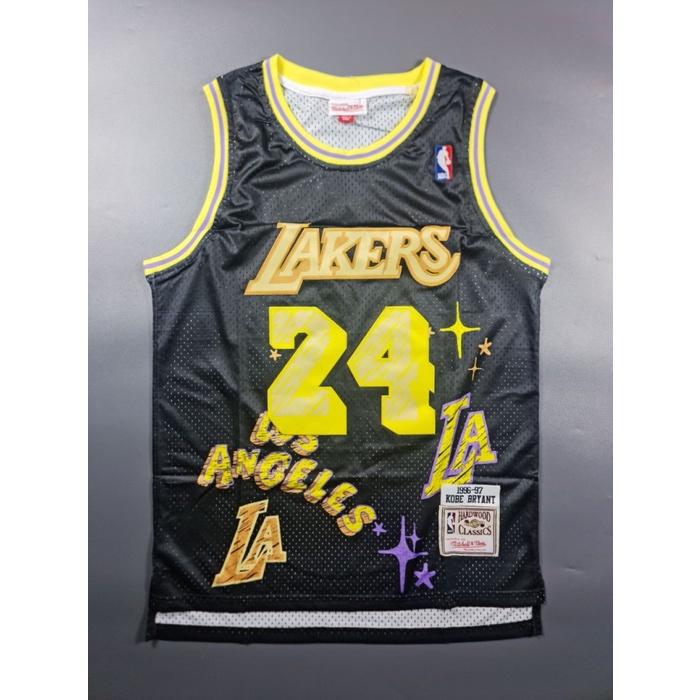 Baju Jersey Basket Classic NBA Kobe Bryant LA Lakers Sidewalk Sketch24 - SIDEWALK SKETCH LAKERS KOBE