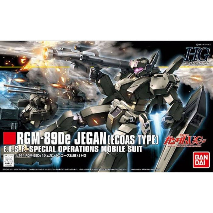 Bandai HG HGUC 1/144 RGM-890e Jegan Ecoas type no unicorn barbatos