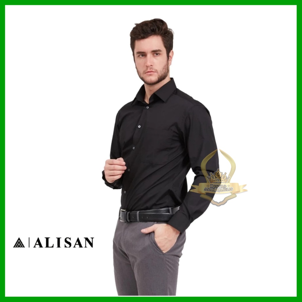 Kemeja Alisan Jumbo / Alisan Slimfit Lengan Panjang / Alisan Putih / Kemeja Alisan Lengan Panjang / 