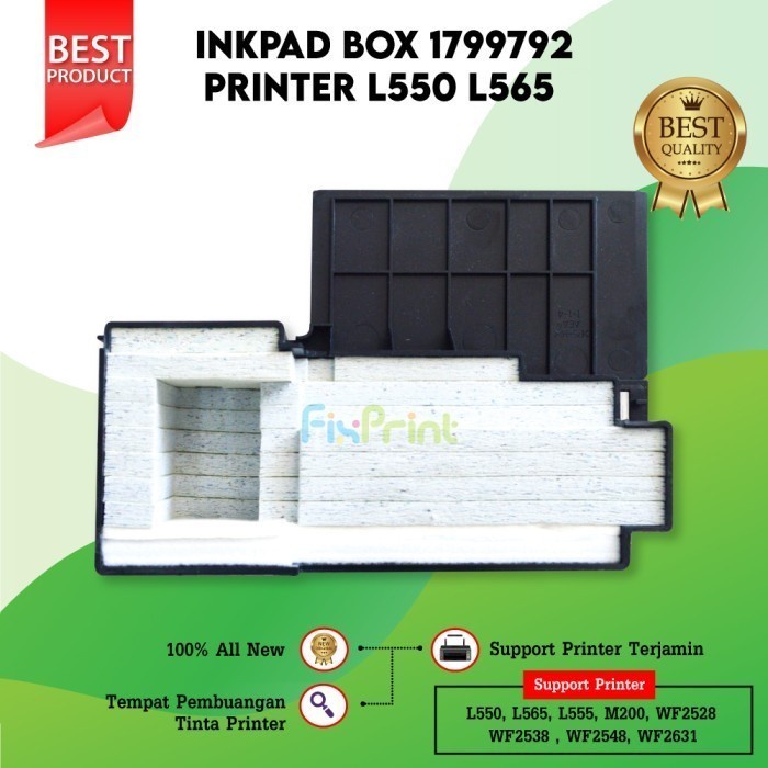 Ink Pad Busa Pembuangan Tinta Printer Epson L550 L555 L560 L565 New