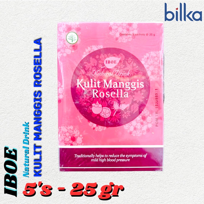 

IBOE Natural Drink Kulit Manggis Rosella 25gr/5sachet