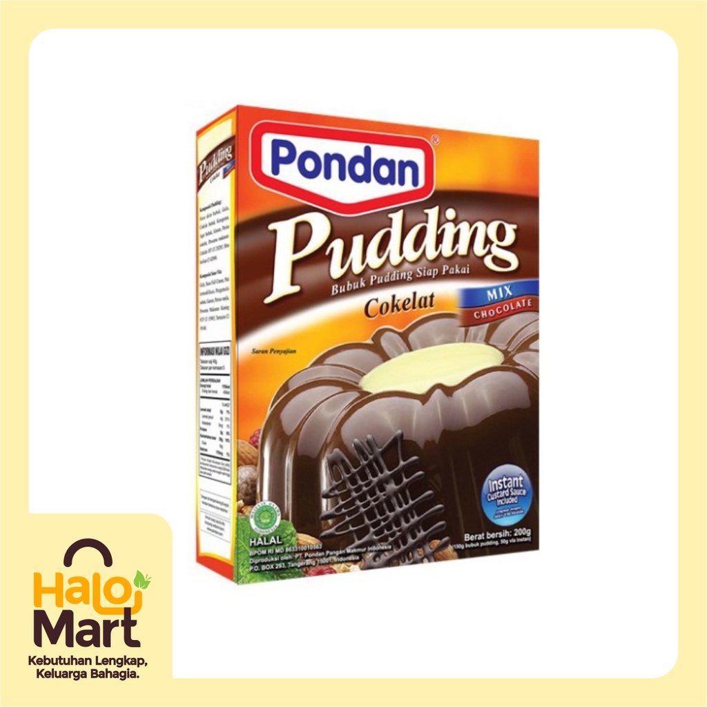 

PONDAN PUDING CHOCOLATE 200 GR