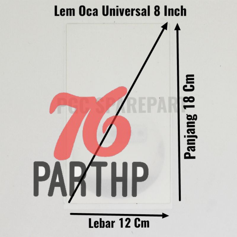 

NEW Universal Lem OCA 8 inch - Adhesive Perekat Occa Kering Dry Glue 8inch