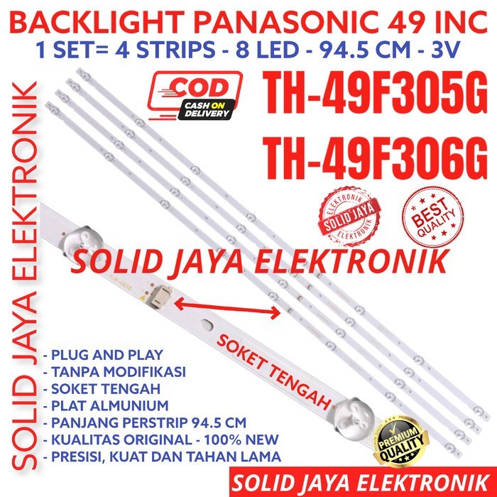 BACKLIGHT LAMPU LED PANASONIC 49 TH49F305G TH49F306G TH49F305 TH49F306 -RZ15