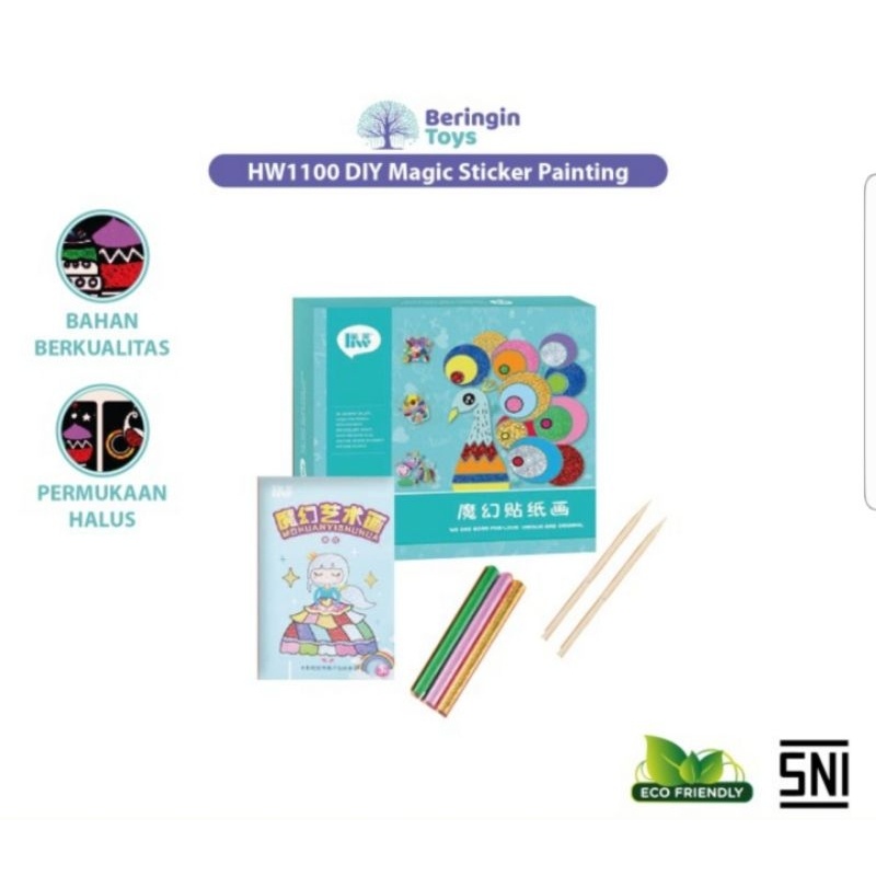 Beringin Toys Magic Sticker Painting HW110