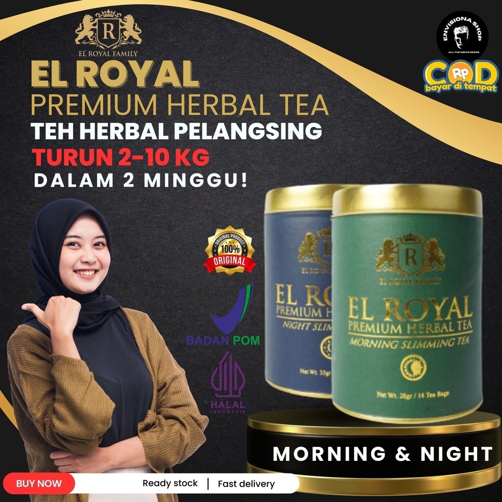 

El Royal Tea Premium Herbal Morning Slimming Tea & Night Slimming Tea