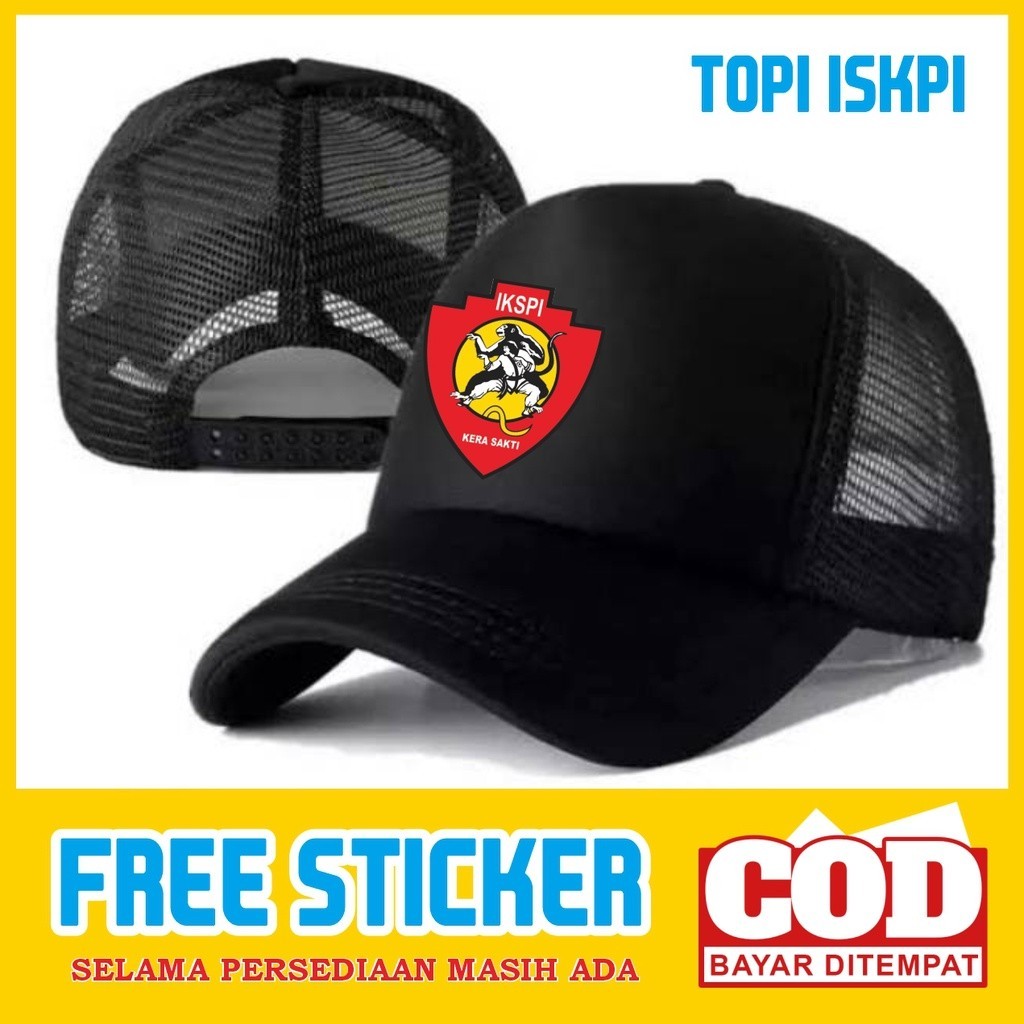 Topi Ikspi Kera Sakti Logo Lambang Costum Desain