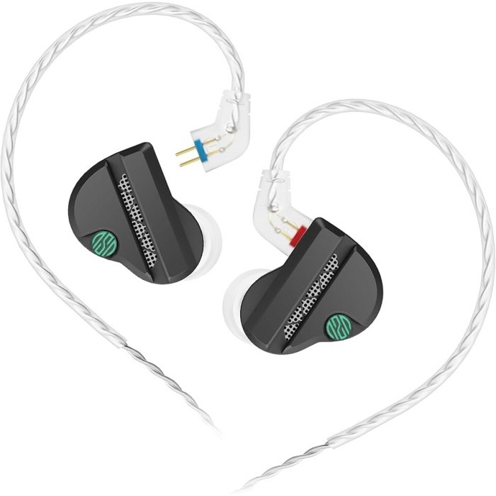 AC88 Soratune YI01 8mm+10mm Dual Dynamic Driver In Ear Monitor Earphone - Black, Type C Mic