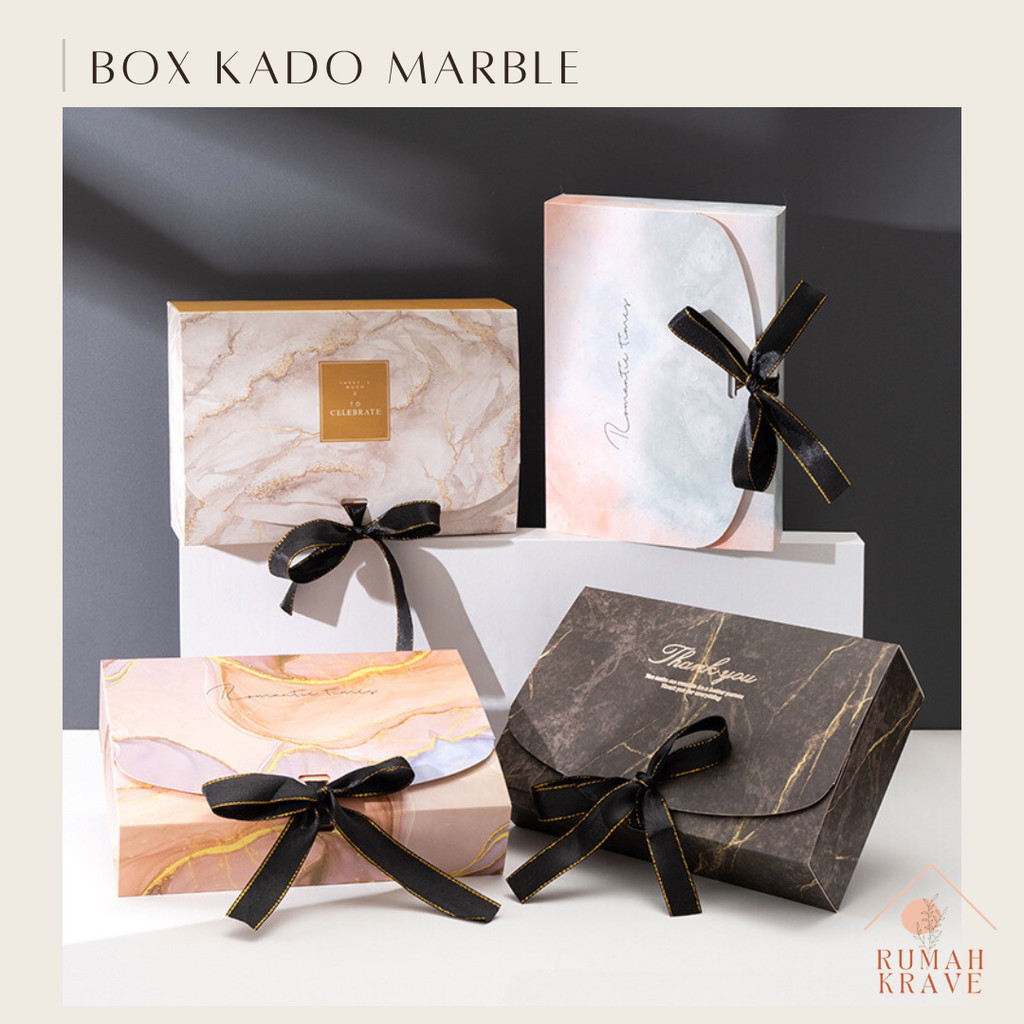 

RUMAH KRAVE - Box Kado Marble 26 cm Kotak Marmer