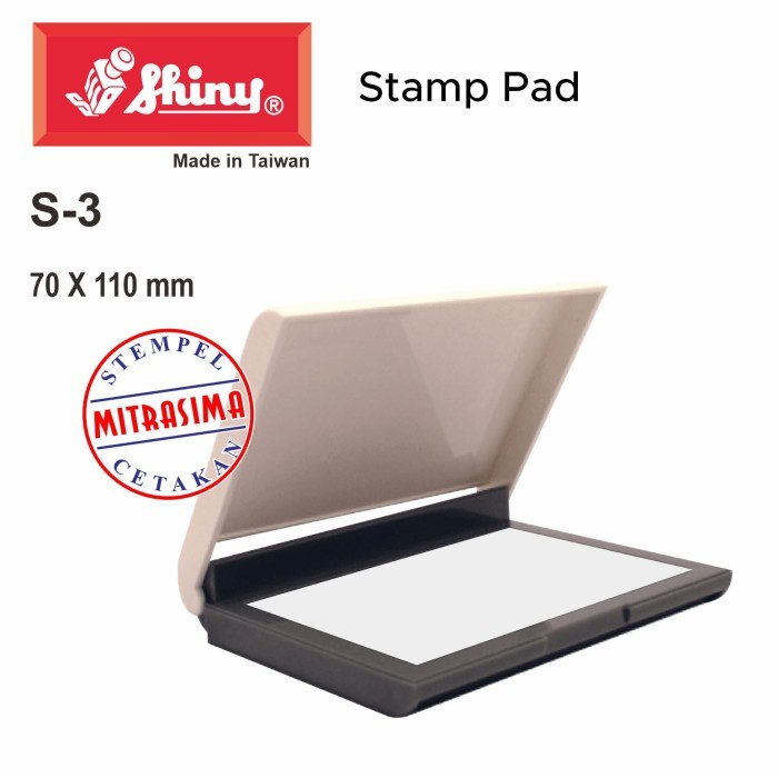 

Shiny S-3 Bantalan Stempel ukuran 70 x 110 mm S 3 Tipe S3 - Tanta tinta
