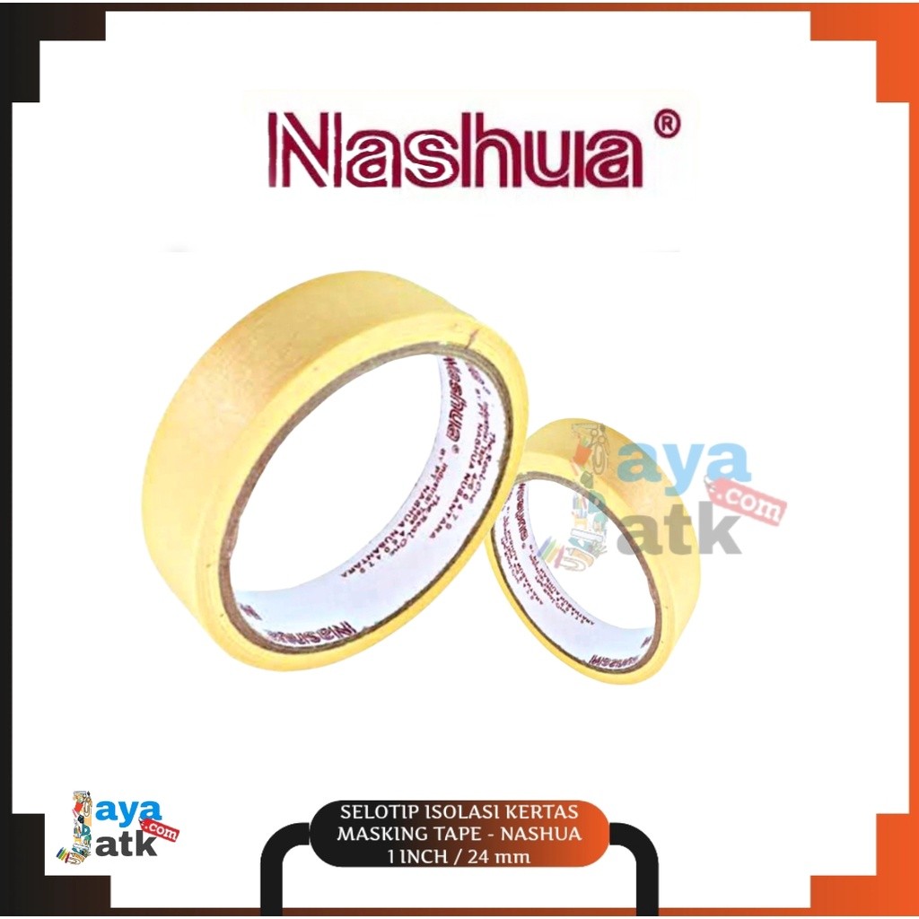 

Selotip Isolasi Kertas Masking Tape 1 Inch - Nashua