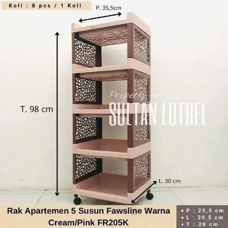 Fawsline rak yoyo 5 susunHarga