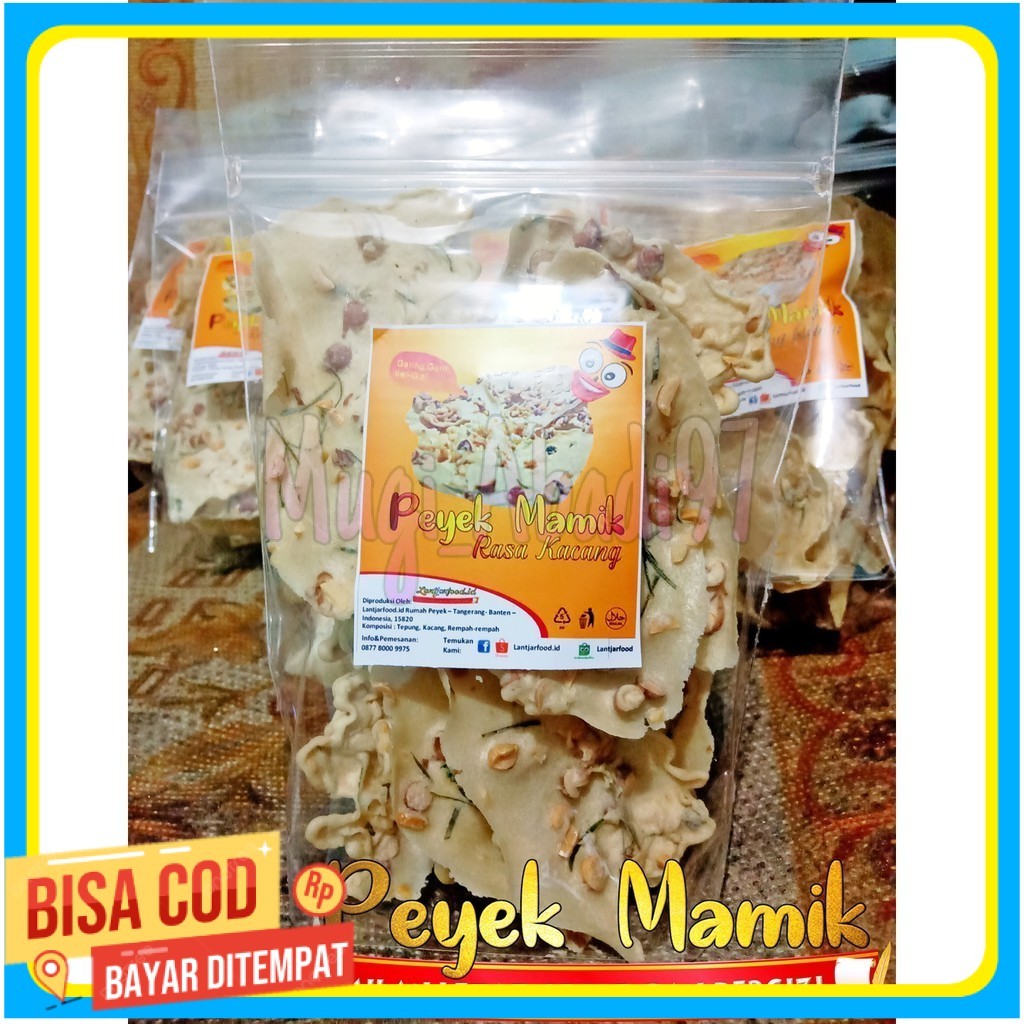 

Peyek Aneka Rasa - Peyek Kacang , Teri Nasi , Udang Rebon - Kemasan mulai 100gram