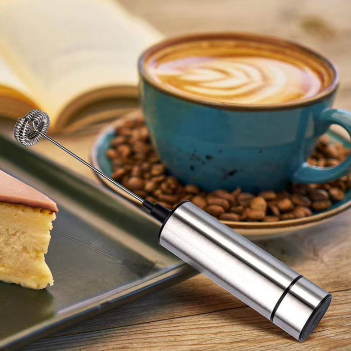 MEZCLA Hand Mixer Mini Pengocok Telur Kopi Milk Frother Double Layer - MFB1501A   [ I K F Store ]