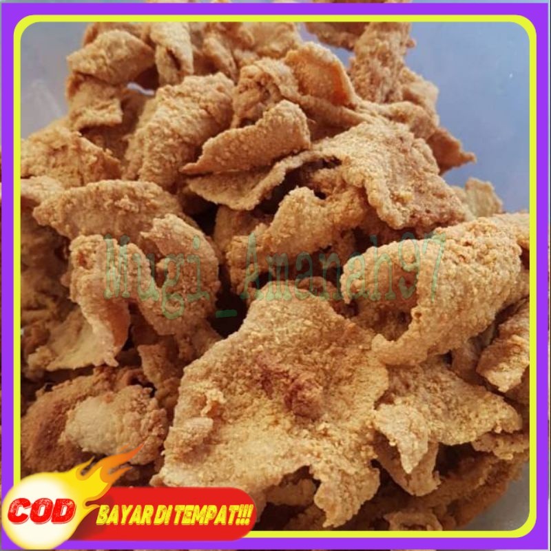 

kripik kulit ayam crispy 1KG