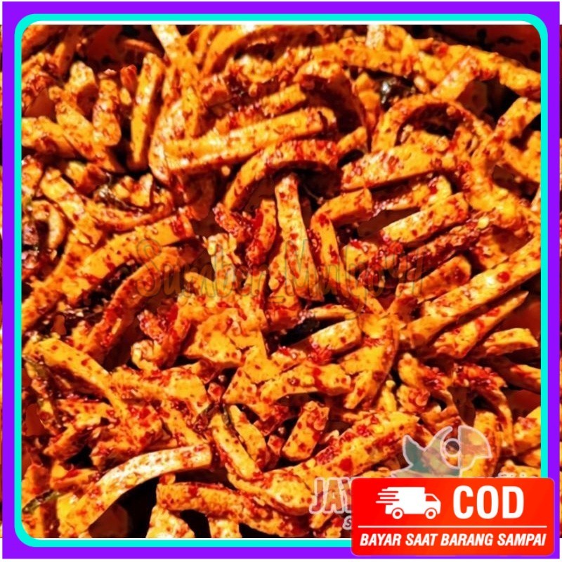 

basreng stik 1kg viral pedas daun jeruk bumbu melimpah
