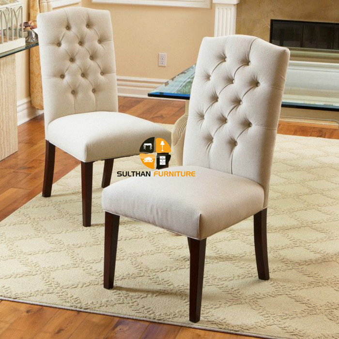 Kursi Sofa Makan Minimalis - Kursi Luxury Kayu Jati - Kursi Busa