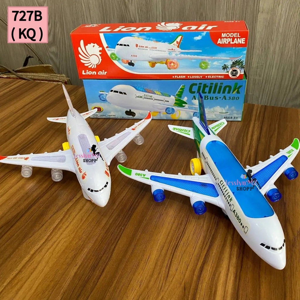 Mainan Anak Laki Laki Pesawat Terbang Citilink Airasia Garuda Batik Air 727B / 163 Mainan Pesawat Ba