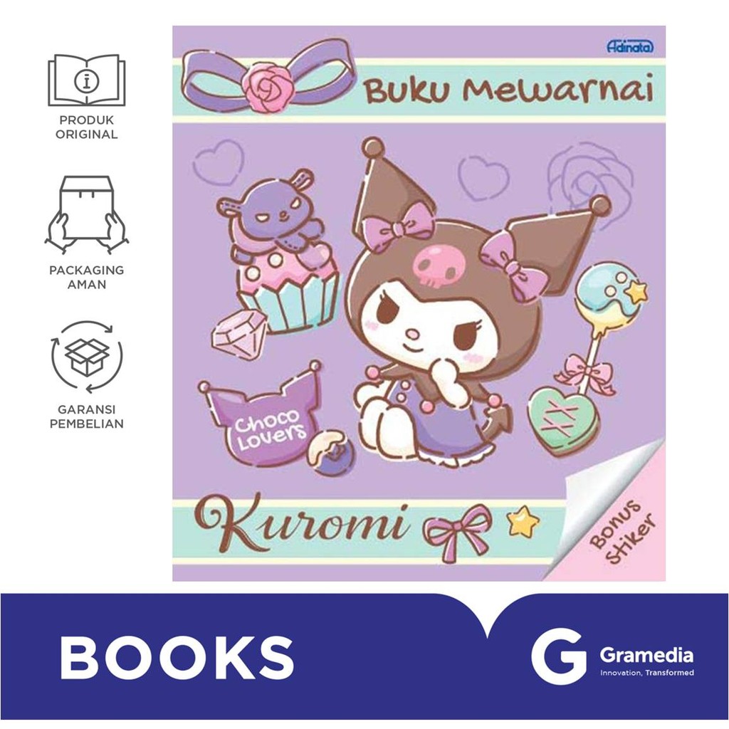 

Kuromi Buku Mewarnai Choco Lovers